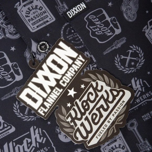 DIXXON Flannel KLOCK WERKS 2023 Collab Limited Edition Men's SS Party Shirt XS - Picture 5 of 8